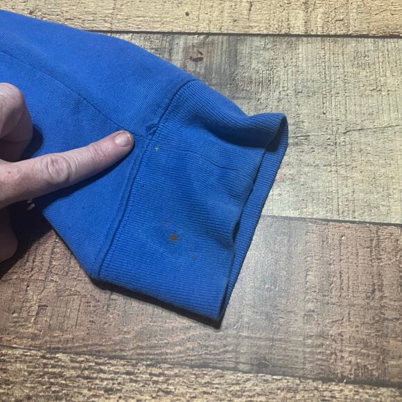 The North Face | FLAW Men's Royal Blue Kangaroo Pocket Sweatshirt Hoodie Sz XL - Picture 5 of 5